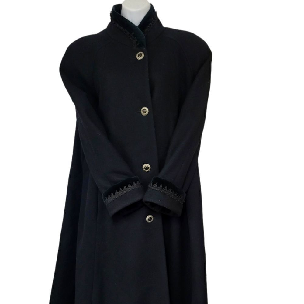 Vintage Ukrainian Donnybrook Overcoat with Extensive Braid Trim